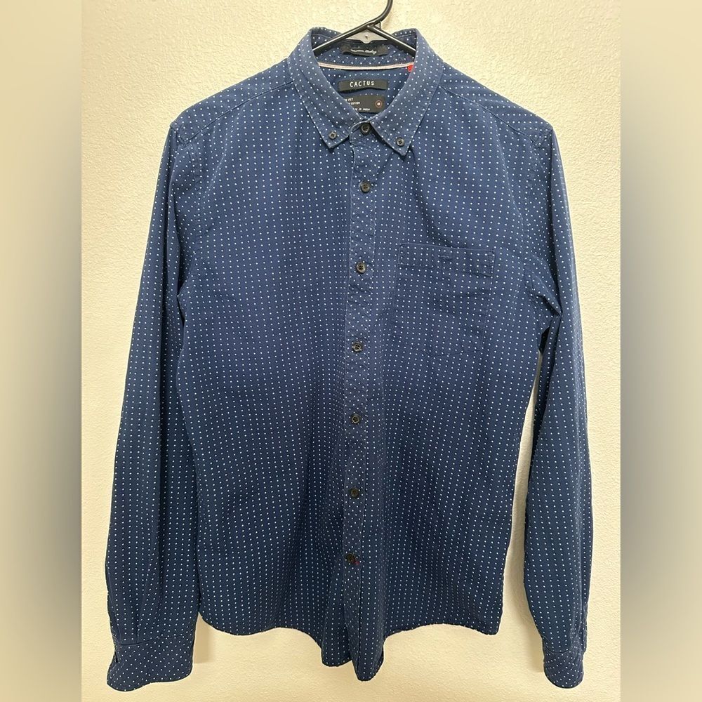 Cactus Man Men’s Blue Botton Down